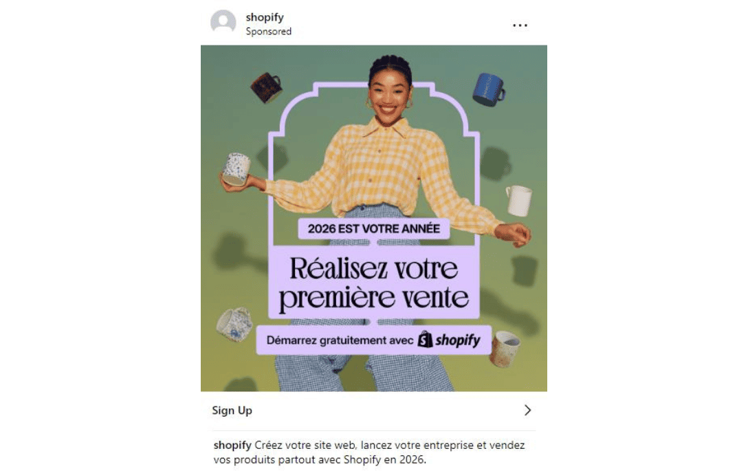 Shopify Publicité Instagram