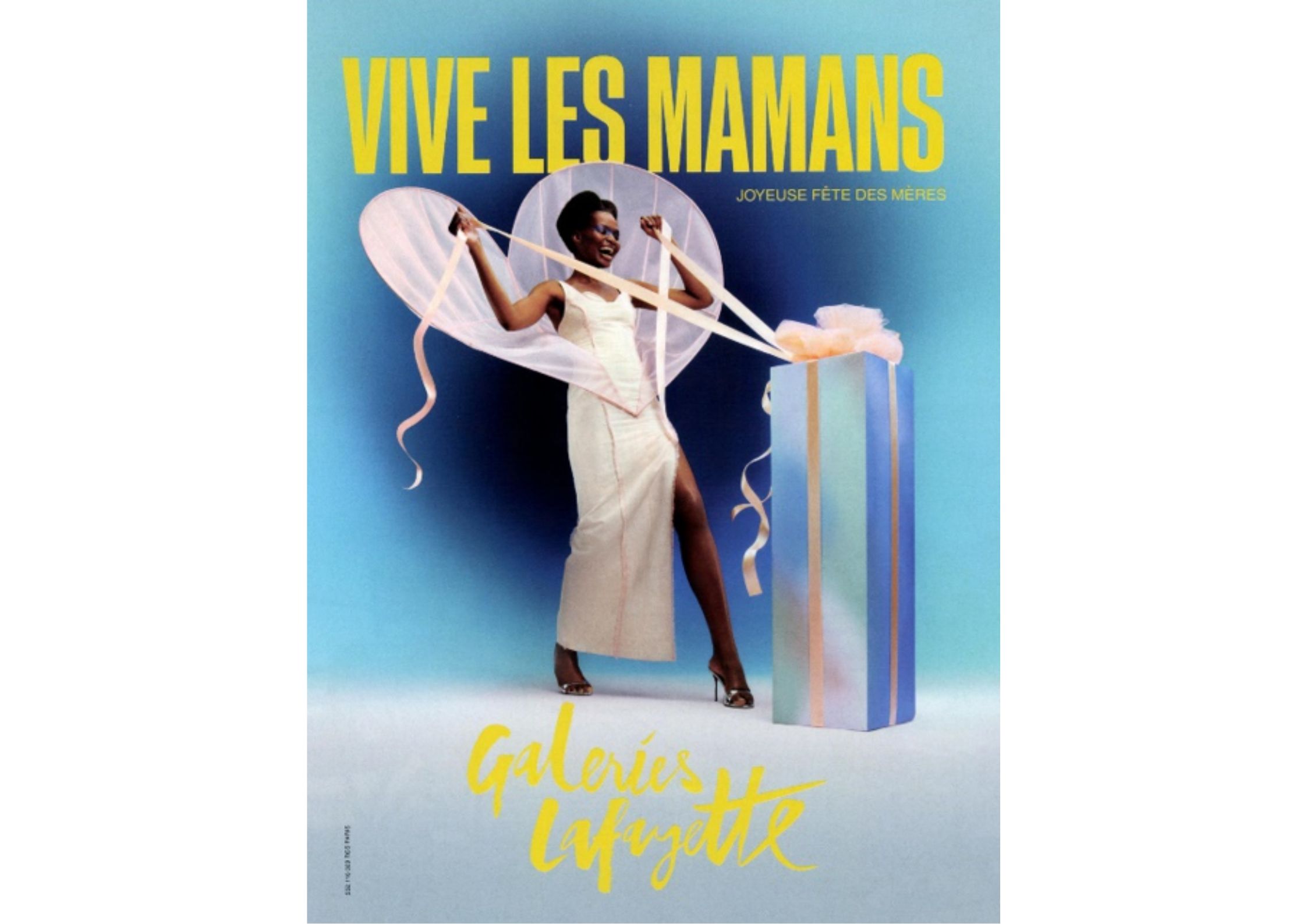 Campagne publicitaire " Vive les mamans " par Galaries Lafayette