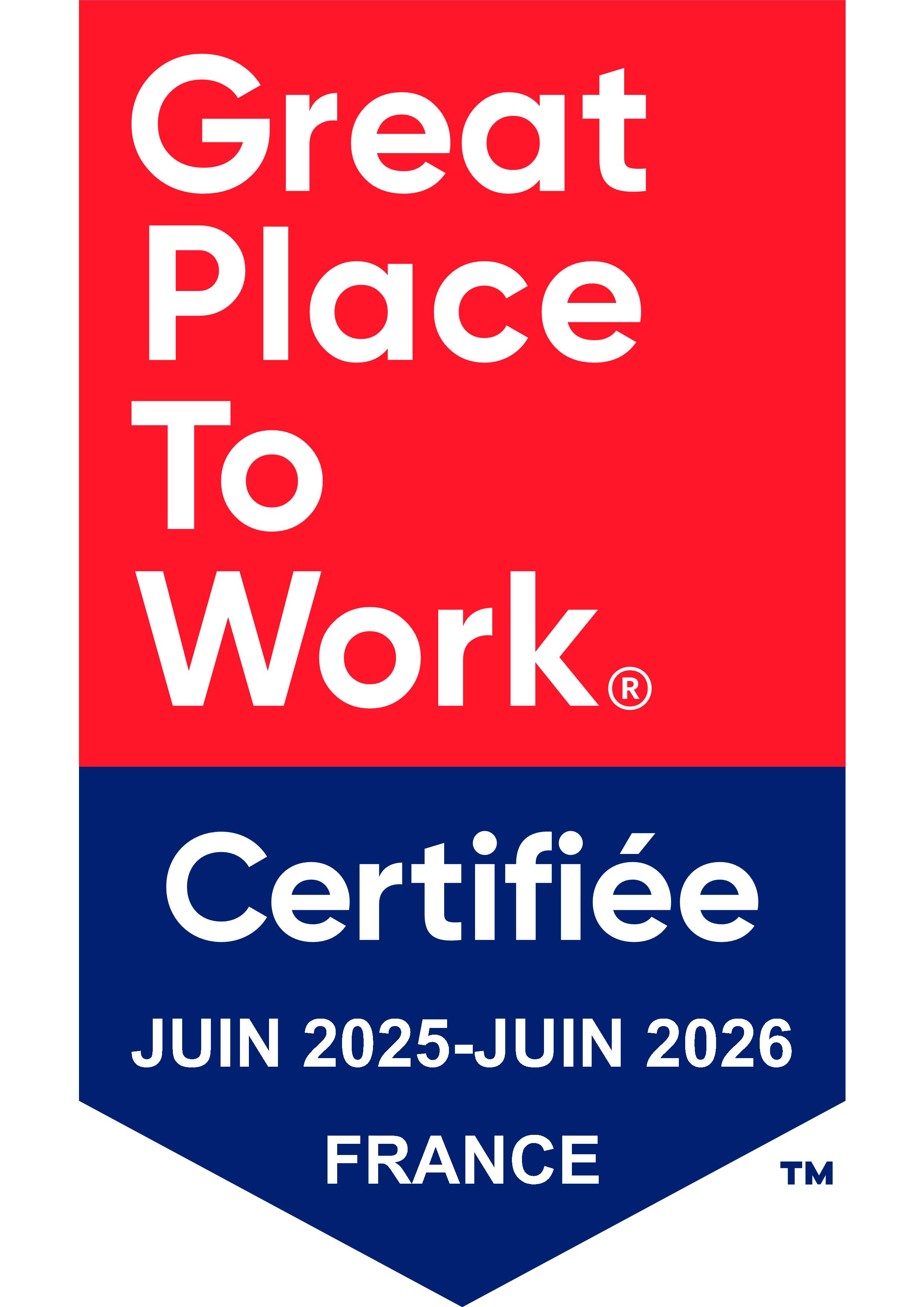 Badge Great Place to Work pour Kantar Media