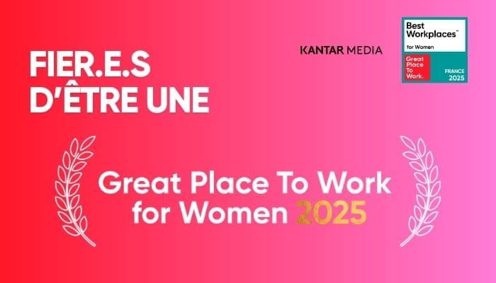 Kantar Media, certifié GPTW for Women