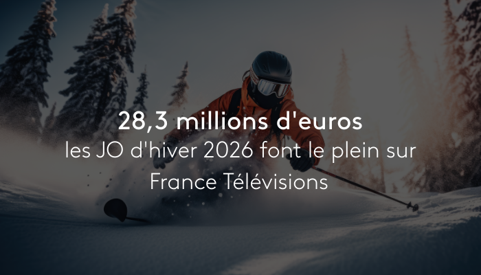 28,3 millions d'euros : les JO d'hiver 2026 font le plein sur France Télévisions  