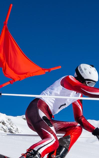 Bannière pour l'infographie Ski sur les retombées médias de Val d'Isère, station hôte de la Coupe du Monde de Ski Alpin 2024-2025 aux dimensions pour Mobile