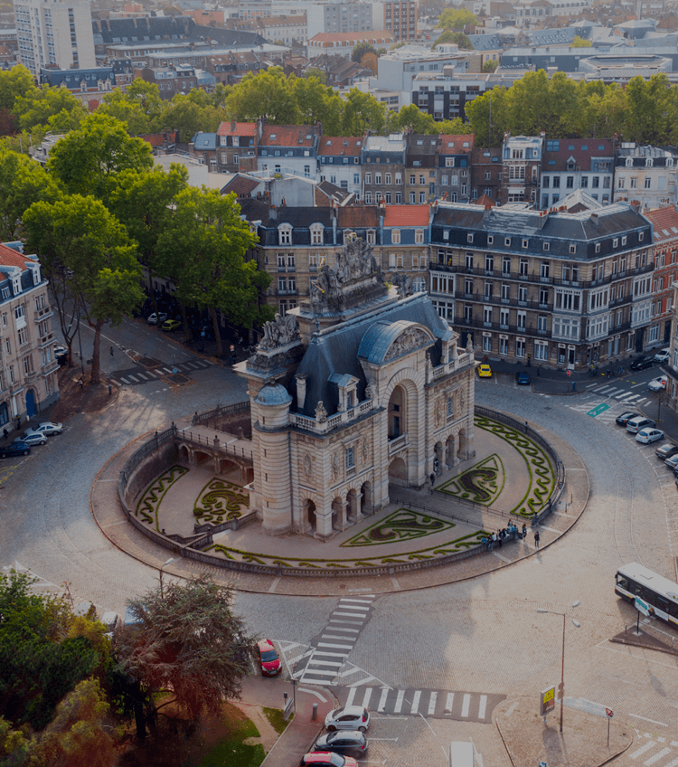 Vue ville pour illustrer l’analyse de la publicité locale en TV et radio dans les Hauts-de-France au 1er trimestre 2024, par Kantar Media