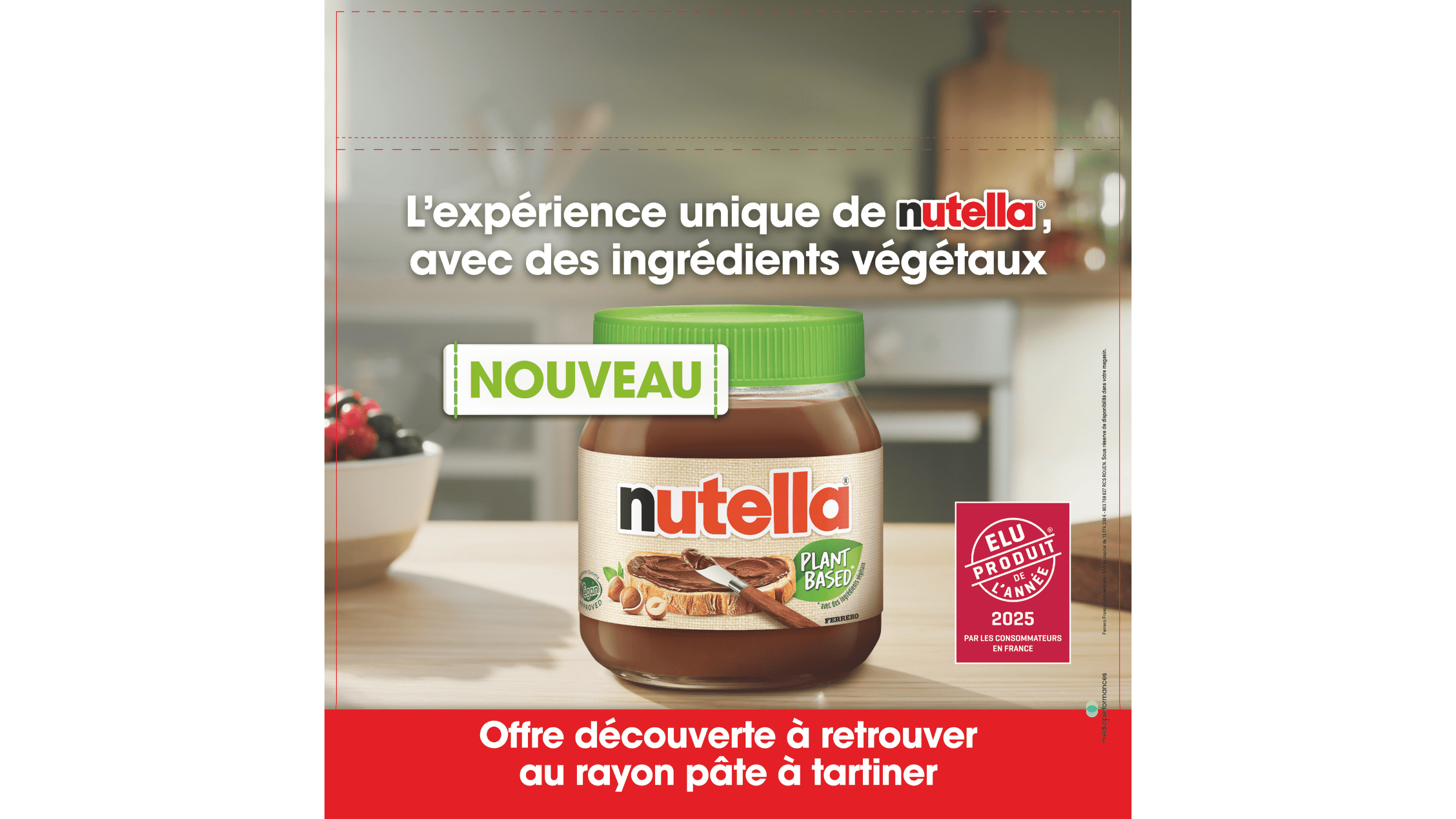 Ferrero se démarque lors de la Chandeleur avec une pâte à tartiner Nutella Vegan
